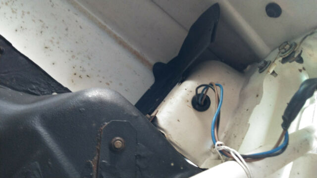 1965 White Ford Mustang