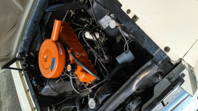 1965 White Ford Mustang