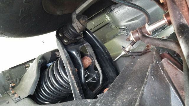 1965 White Ford Mustang