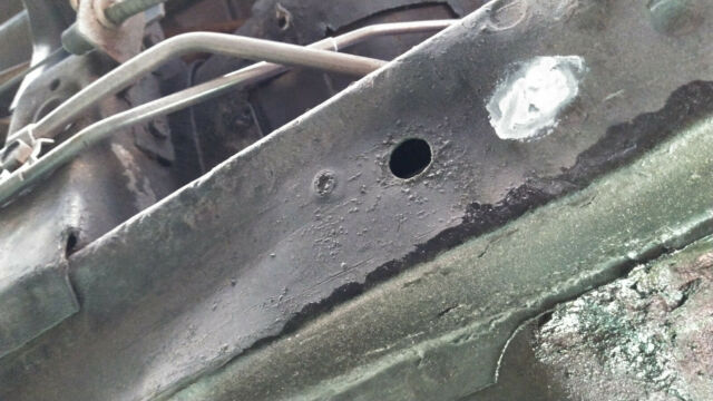 1965 White Ford Mustang