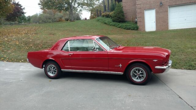 1965 Red Ford Mustang Coupe