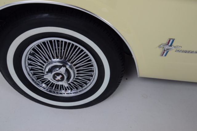 1965 Yellow Ford Mustang Convertible