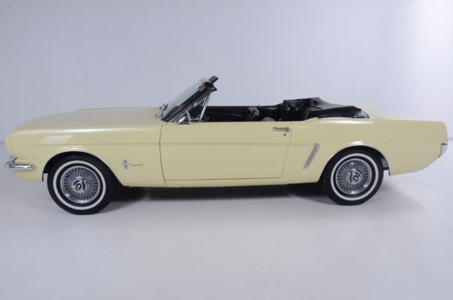 1965 Yellow Ford Mustang Convertible