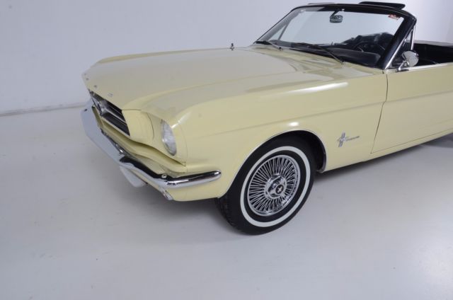 1965 Yellow Ford Mustang Convertible