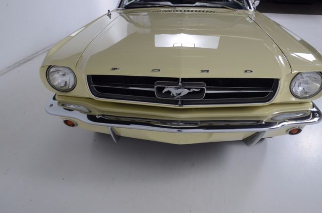 1965 Yellow Ford Mustang Convertible