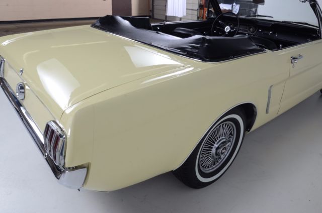 1965 Yellow Ford Mustang Convertible
