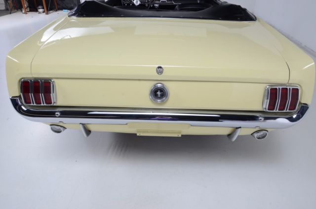 1965 Yellow Ford Mustang Convertible