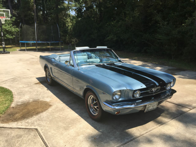 1965 Red Ford Mustang Convertible