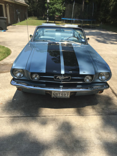 1965 Red Ford Mustang Convertible