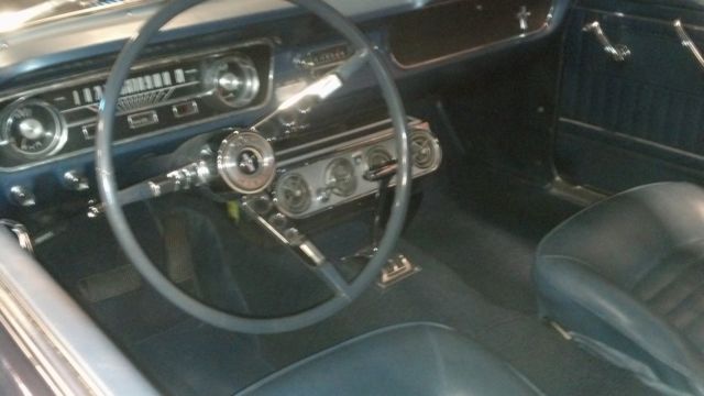 1965 Blue Ford Mustang Convertible