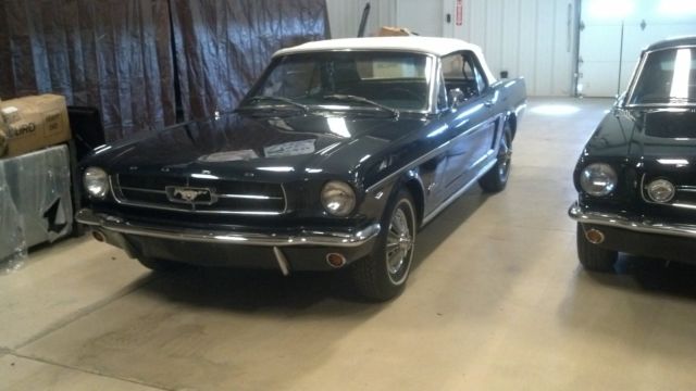1965 Blue Ford Mustang Convertible