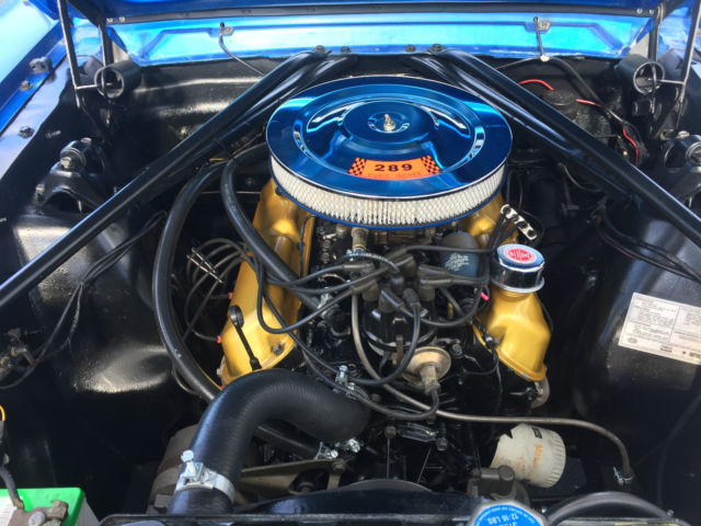 1965 Blue Ford Mustang Convertible