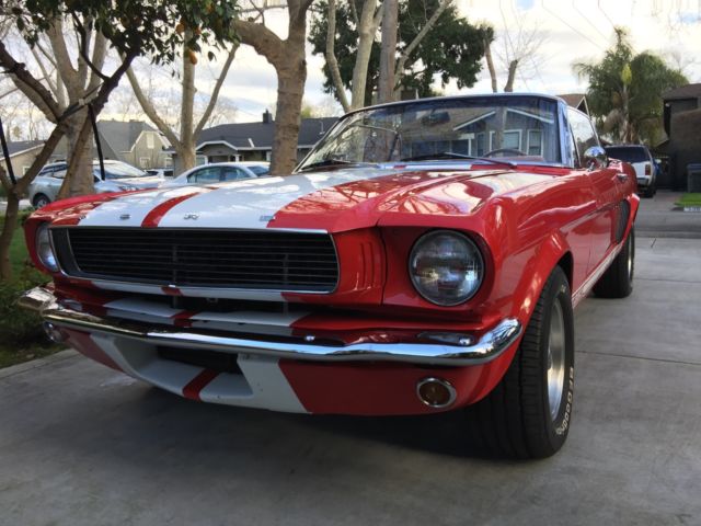 1965 Red Ford Mustang Convertible