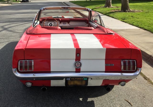 1965 Red Ford Mustang Convertible