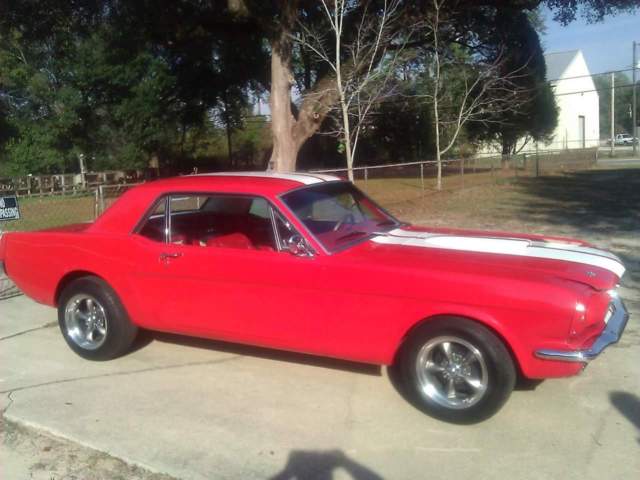 1965 Red Ford Mustang Coupe