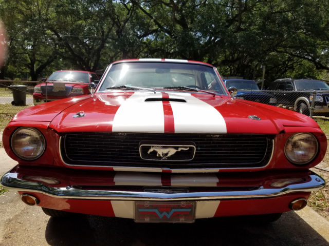 1965 Red Ford Mustang Coupe