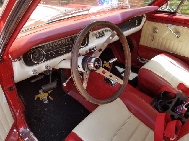1965 Red Ford Mustang Coupe