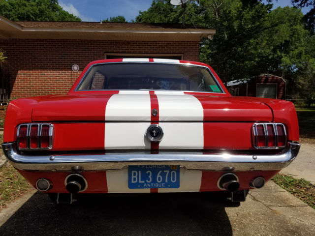 1965 Red Ford Mustang Coupe