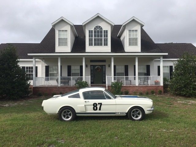 1965 White Ford Mustang Fastback