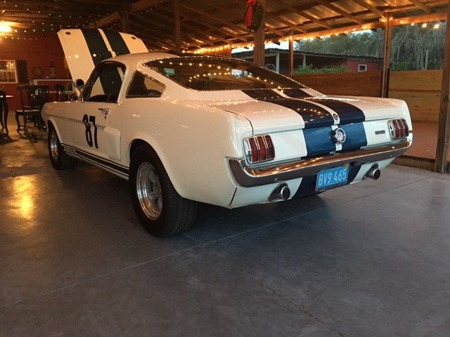1965 White Ford Mustang Fastback