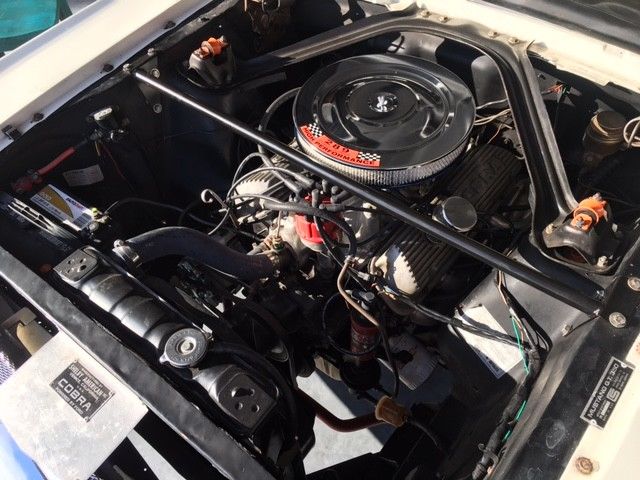 1965 White Ford Mustang Fastback