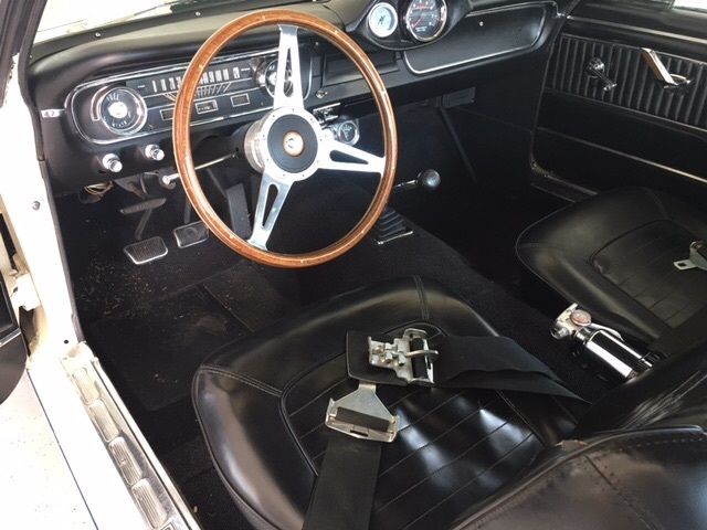 1965 White Ford Mustang Fastback