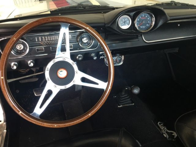 1965 White Ford Mustang Fastback