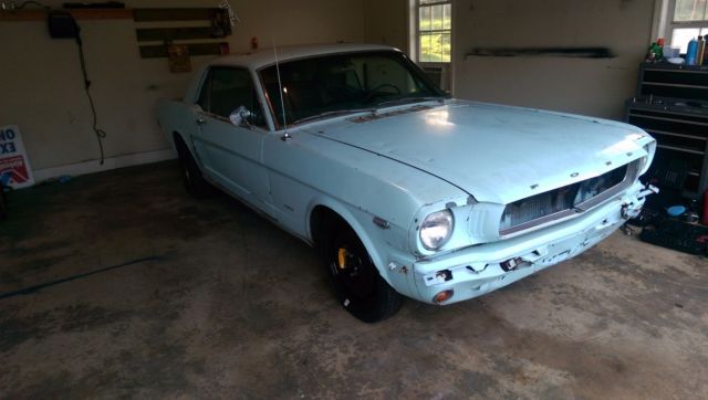 1965 Blue Ford Mustang Coupe