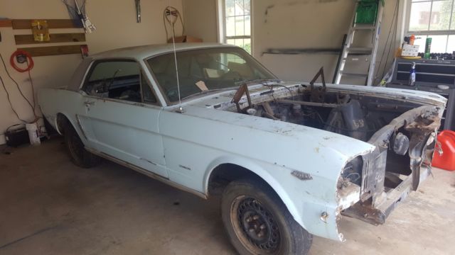 1965 Blue Ford Mustang Coupe