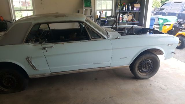 1965 Blue Ford Mustang Coupe