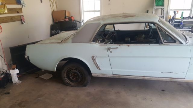 1965 Blue Ford Mustang Coupe