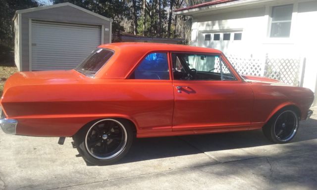 1965 Orange Chevrolet Nova Coupe