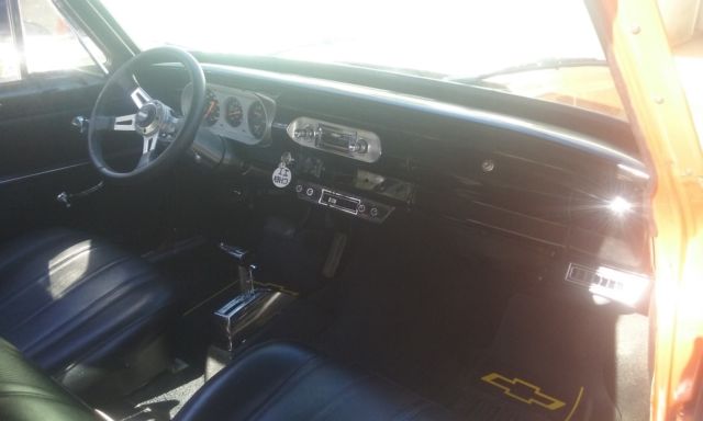 1965 Orange Chevrolet Nova Coupe