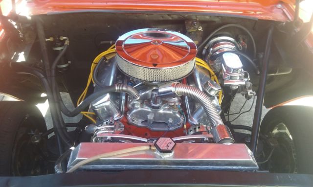 1965 Orange Chevrolet Nova Coupe