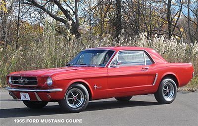 1965 Red Ford Mustang Coupe