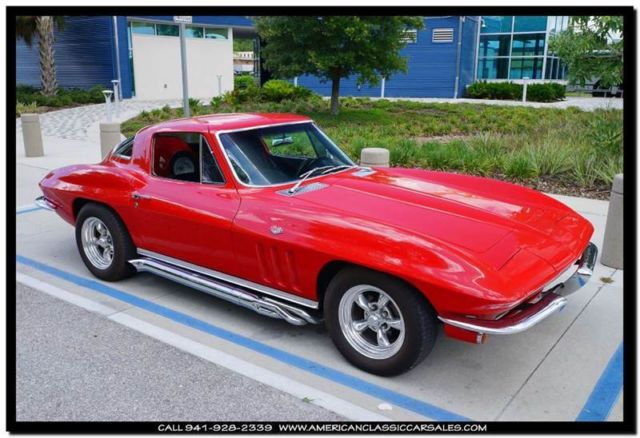 19660000 Rally Red Chevrolet Corvette