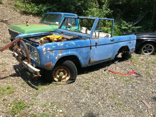 1966 Blue Ford Bronco SUV