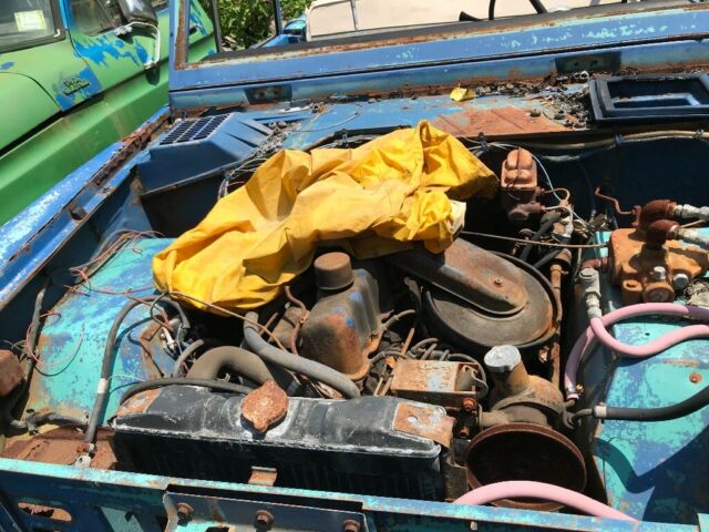 1966 Blue Ford Bronco SUV