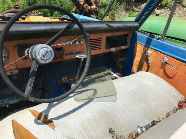 1966 Blue Ford Bronco SUV