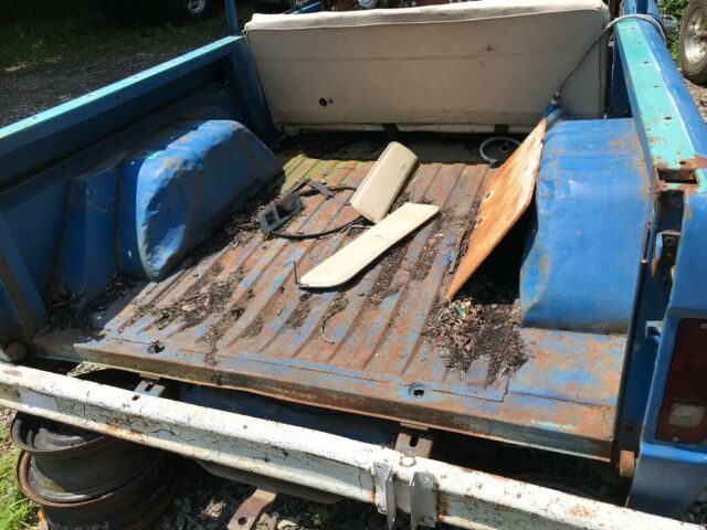 1966 Blue Ford Bronco SUV