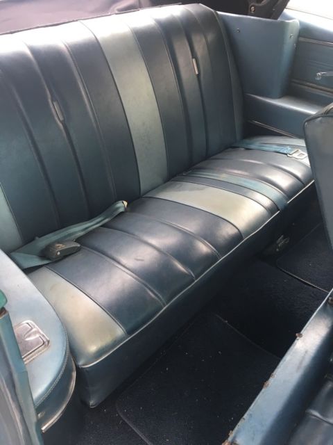 1966 Blue Chevrolet Chevelle Convertible