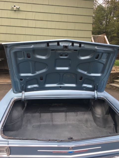 1966 Blue Chevrolet Chevelle Convertible