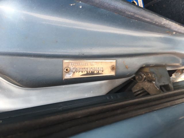 1966 Blue Chevrolet Chevelle Convertible