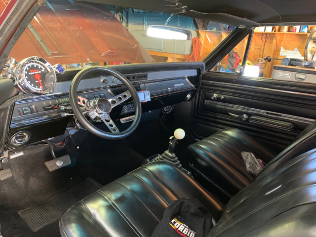 1966 Burgundy Chevrolet Chevelle Coupe