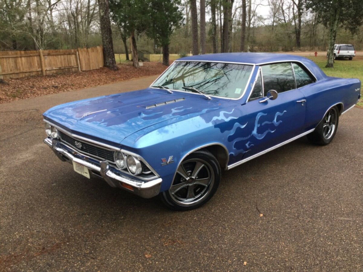 1966 Blue Chevrolet Chevelle Coupe