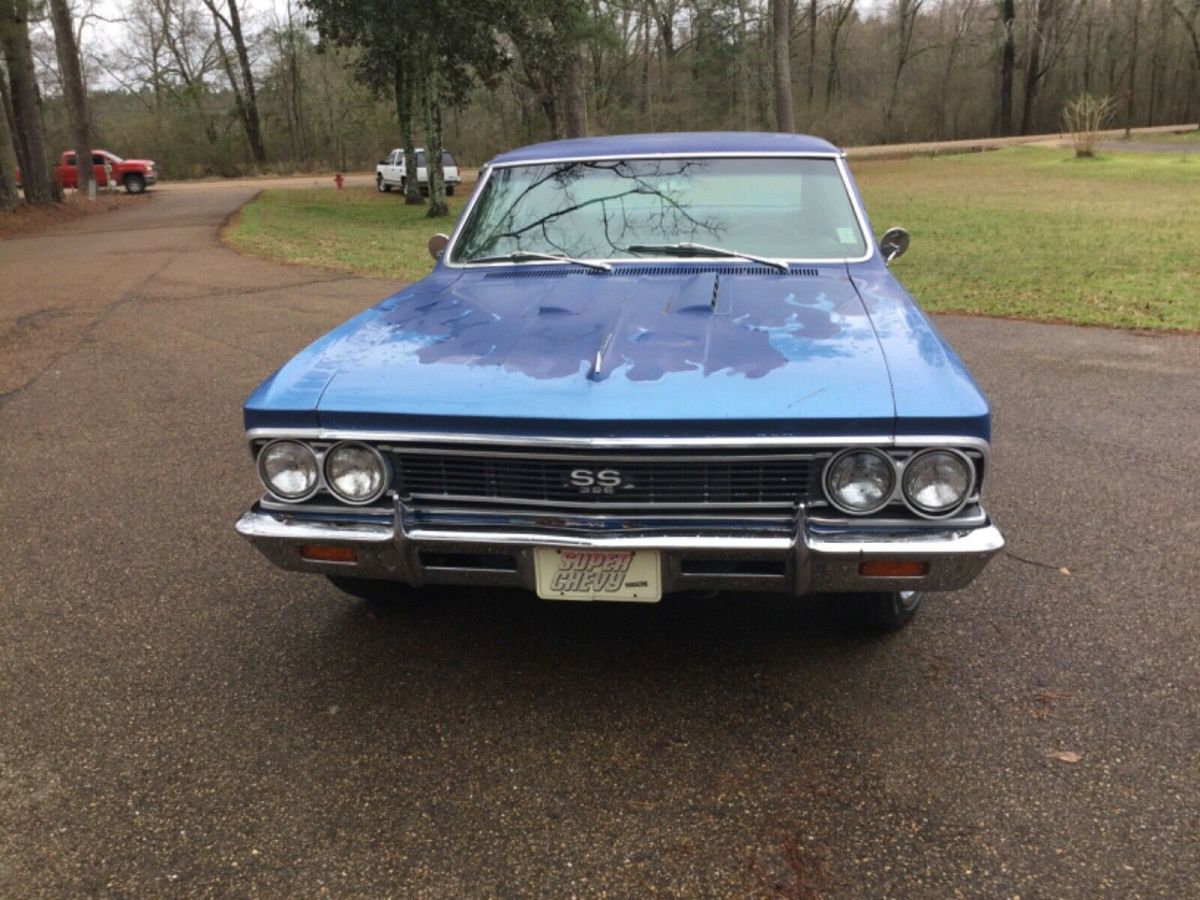 1966 Blue Chevrolet Chevelle Coupe