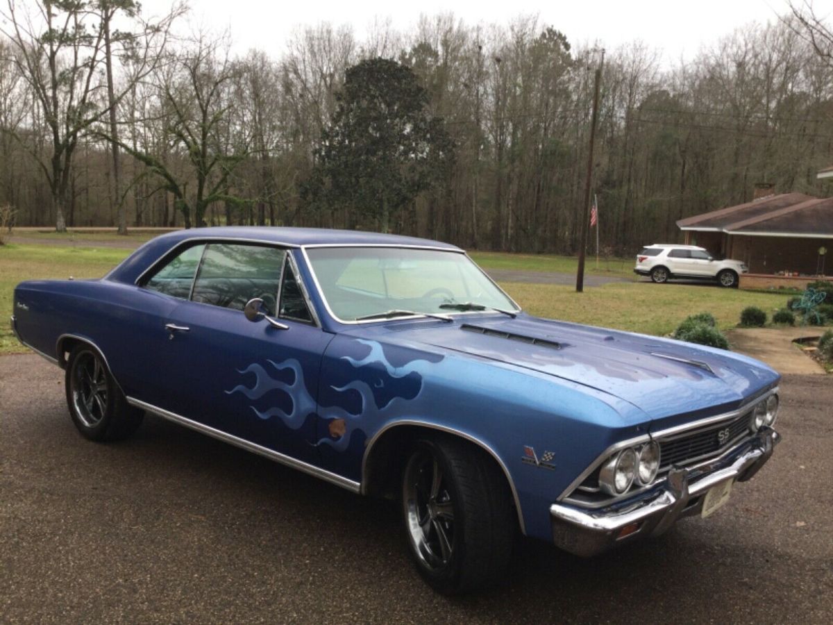 1966 Blue Chevrolet Chevelle Coupe