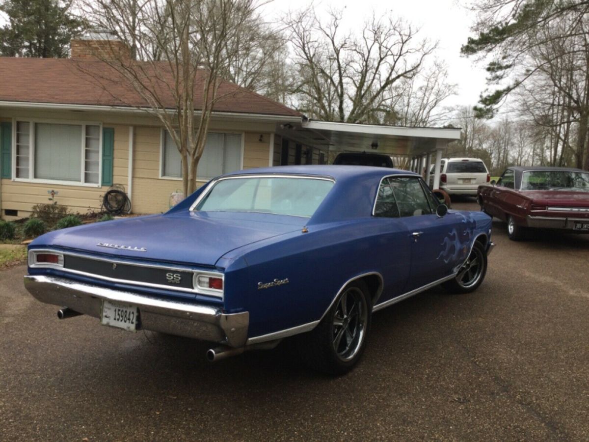 1966 Blue Chevrolet Chevelle Coupe