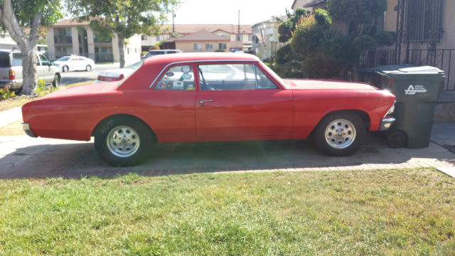 1966 Red Chevrolet Chevelle Coupe