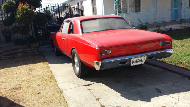 1966 Red Chevrolet Chevelle Coupe